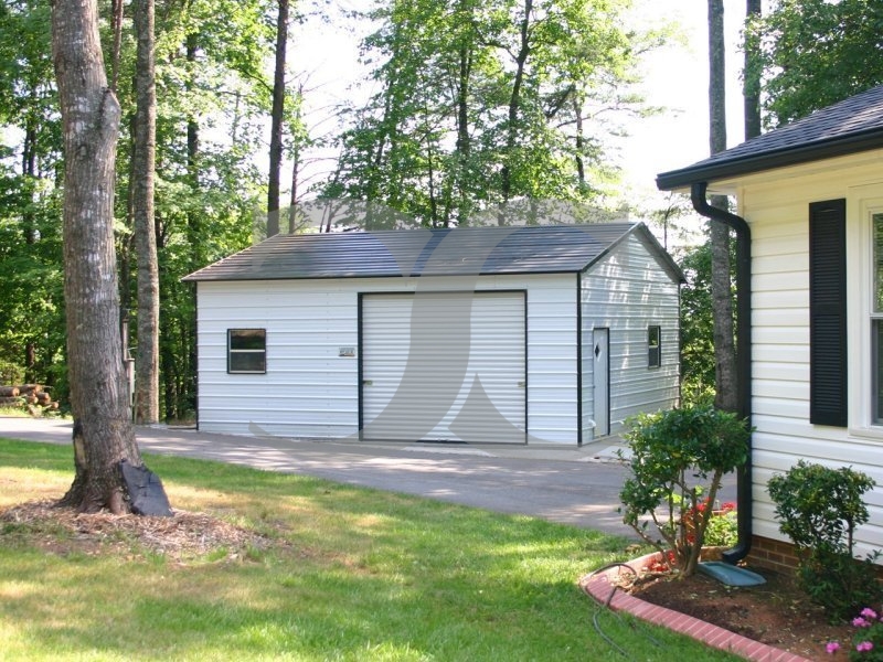 Garage | Boxed Eave Roof | 20W x 26L x 9H | Side Entry Garage Garage | Boxed Eave Roof | 20W x 26L x 9H | Side Entry Garage
