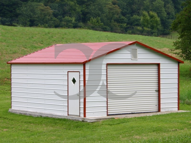 Garage | Boxed Eave Roof | 12W x 21L x 7H | Backyard Garage Garage | Boxed Eave Roof | 12W x 21L x 7H | Backyard Garage